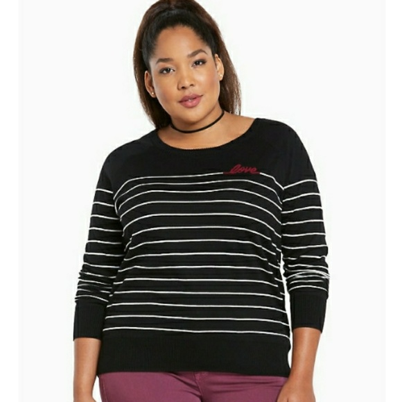 torrid Sweaters - Torrid love sweater soft striped size 0/0X